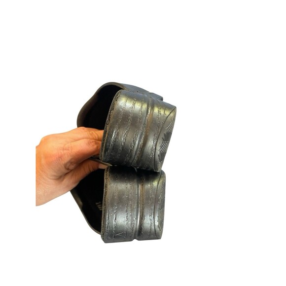 DANSKO Sonja Black Cabrio Leather Clogs Slip-on Open Back Shoes Mules 42/11.5-12 - Picture 3 of 10